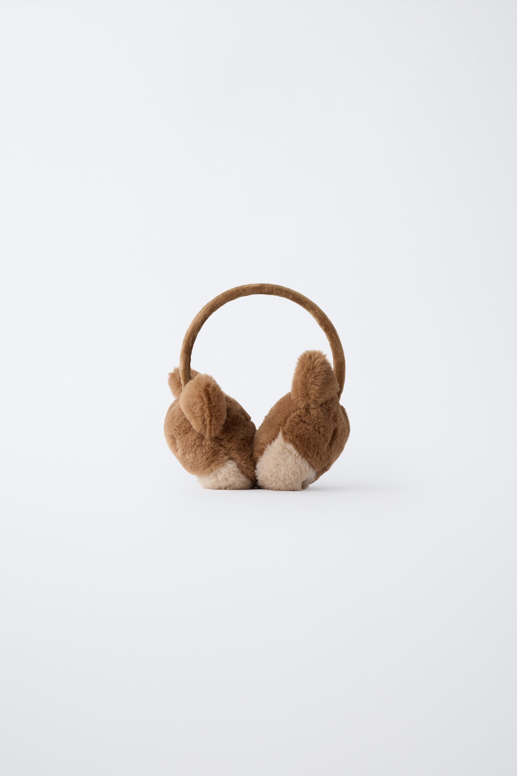 FAUX FUR BEAVER EARMUFFS